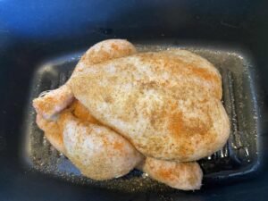 Hähnchen mit Ofengemüse