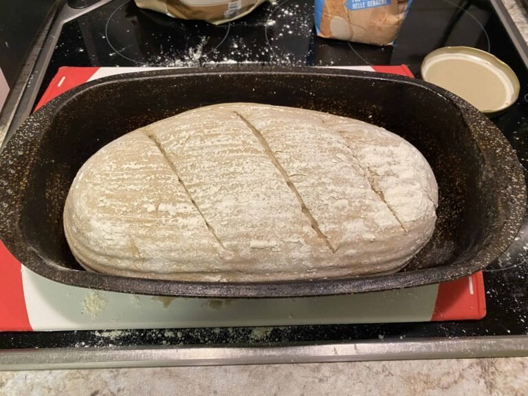 4B99DD57 2898 4918 B18E 36D0CAC93999 scaled Roggenmischbrot mit selbstgemachten Sauerteig backen.