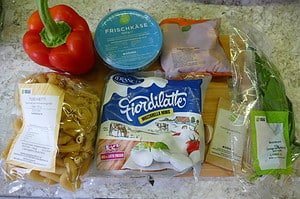 IMG 3964 Schnelles Pasta Gericht mit Paprika-Tomatensoße in nur 10min gekocht.