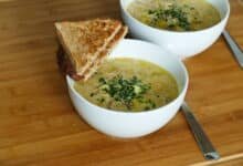 Käselauchsuppe