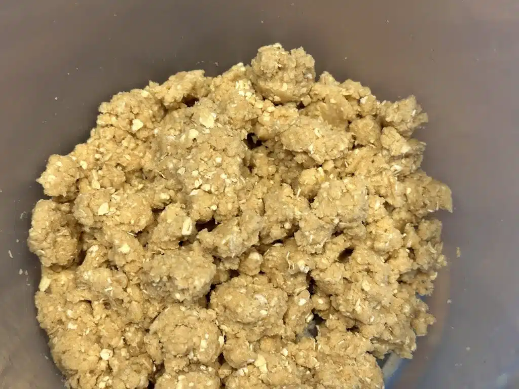 Streusel für den Apfelkuchen