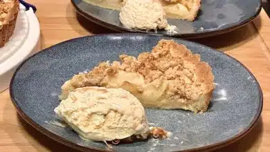 Apfelkuchen als Apfeltarte