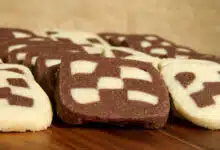 Selbstgemachte Köstlichkeit: Schwarz-Weiß-Gebäck zum Verlieben! 60 schwarz-weiß-Gebäck Mürbeteig Plätzchen