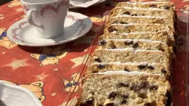 Marzipan-Quarkstollen
