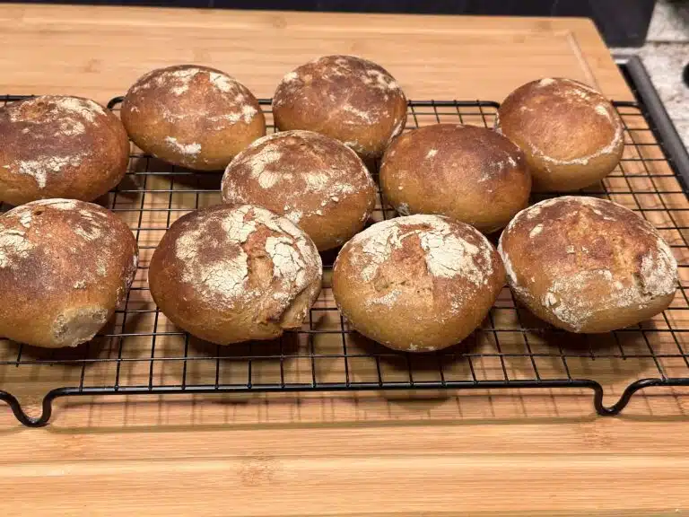 Brötchen auskühlen lassen