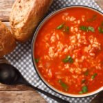 Tomatensuppe mit Reis